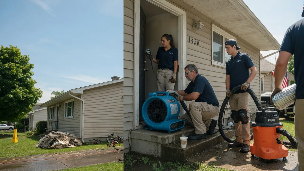 Water Damage Restoration in New Century, KS near me
